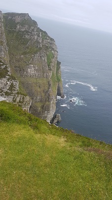 View of the cliffs of Horn Head